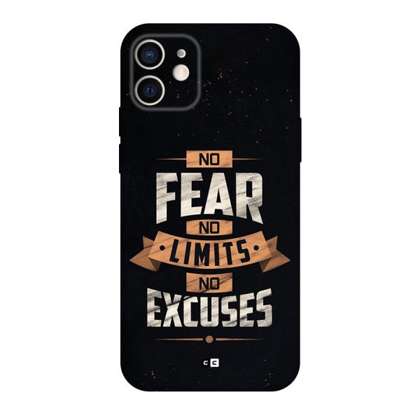 No Excuse Back Case for iPhone 12 Pro